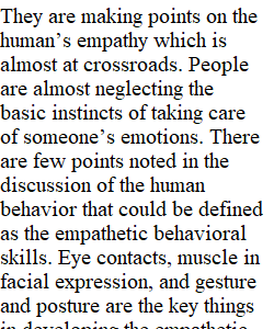 Empathy: Response to Harvard Article